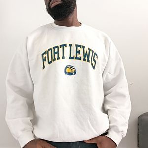 Fort Lewis College Skyhawks Campus Crewneck Sweatshirt, Size XL, White